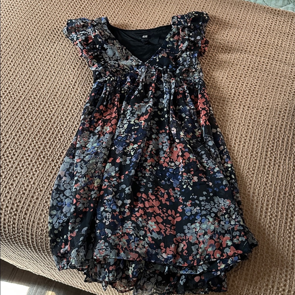 H&M Multicolor Floral Dress